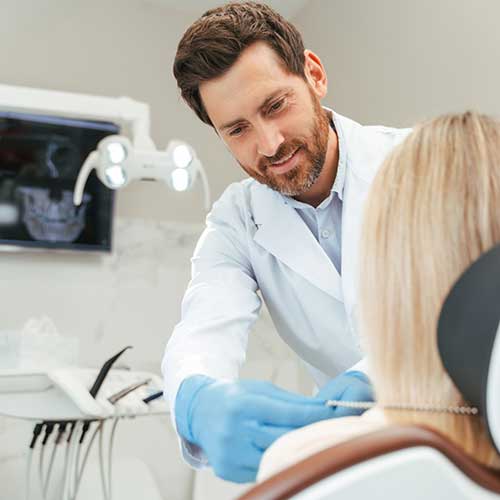 An oral surgery consultation