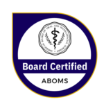 ABOMS board certified badge